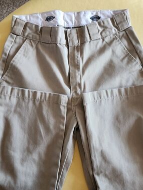 Dickies Men's Khaki Work Chinos - Light Tan